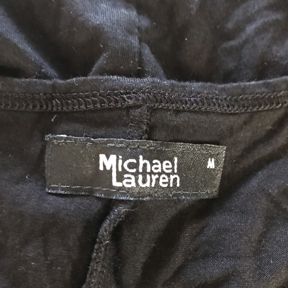 Michael Lauren black midi dress size M - NWT - Picture 7 of 9